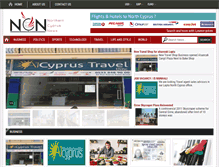 Tablet Screenshot of northerncyprusnews.com